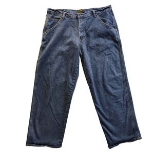 STANLEY Mens Jeans 38x30 Blue Carpenter Denim Work Pants